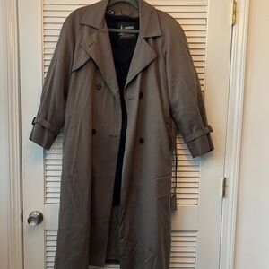 Vintage London Fog Classic Trench Coat - with removable wool insert